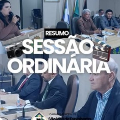 C�mara de S�o Jos� de Espinharas aprova as contas da prefeitura municipal referentes aos exerc�cios financeiros de 2023 e 2024
