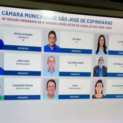 C�mara de S�o Jos� de Espinharas implanta sistema de vota��o eletr�nica durante as sess�es